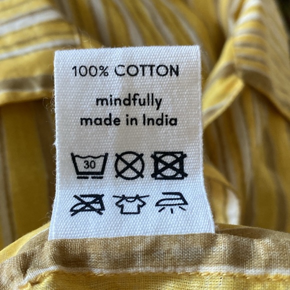 NYMANE ETHICALLY MADE BELTED BLOUSE LARGE NEW - Picture 8 of 9